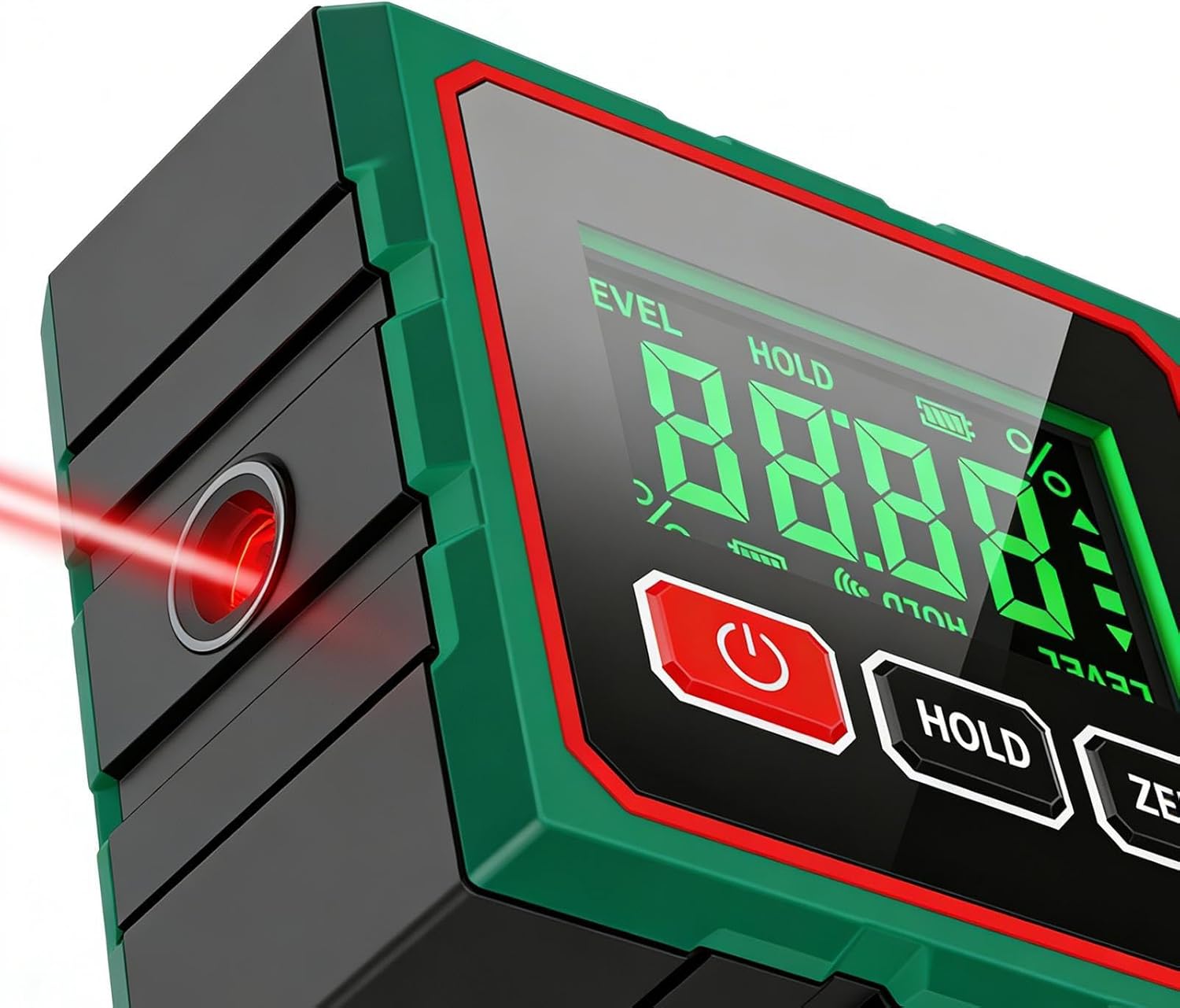 Digital Angle Finder | LCD 4-side Magnetic Level Gauge - USB Charging Angle Finder - for Outdoor Workshop Construction Woodworking Carpentry Plumbing Electrician Household