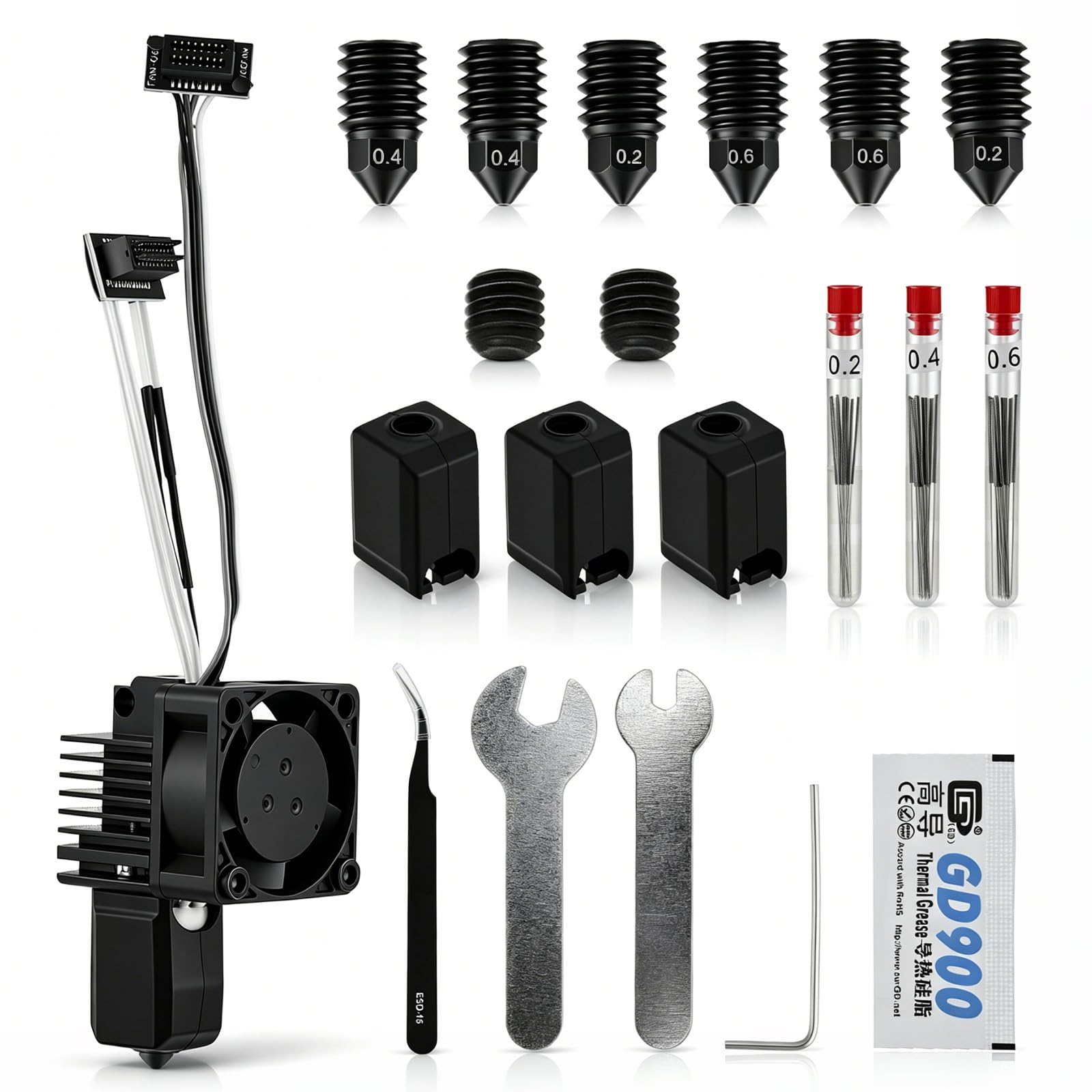Kit hotend complet P1P P1S pour changer facilement vos buses de 0,2 à 0,6 mm - 8