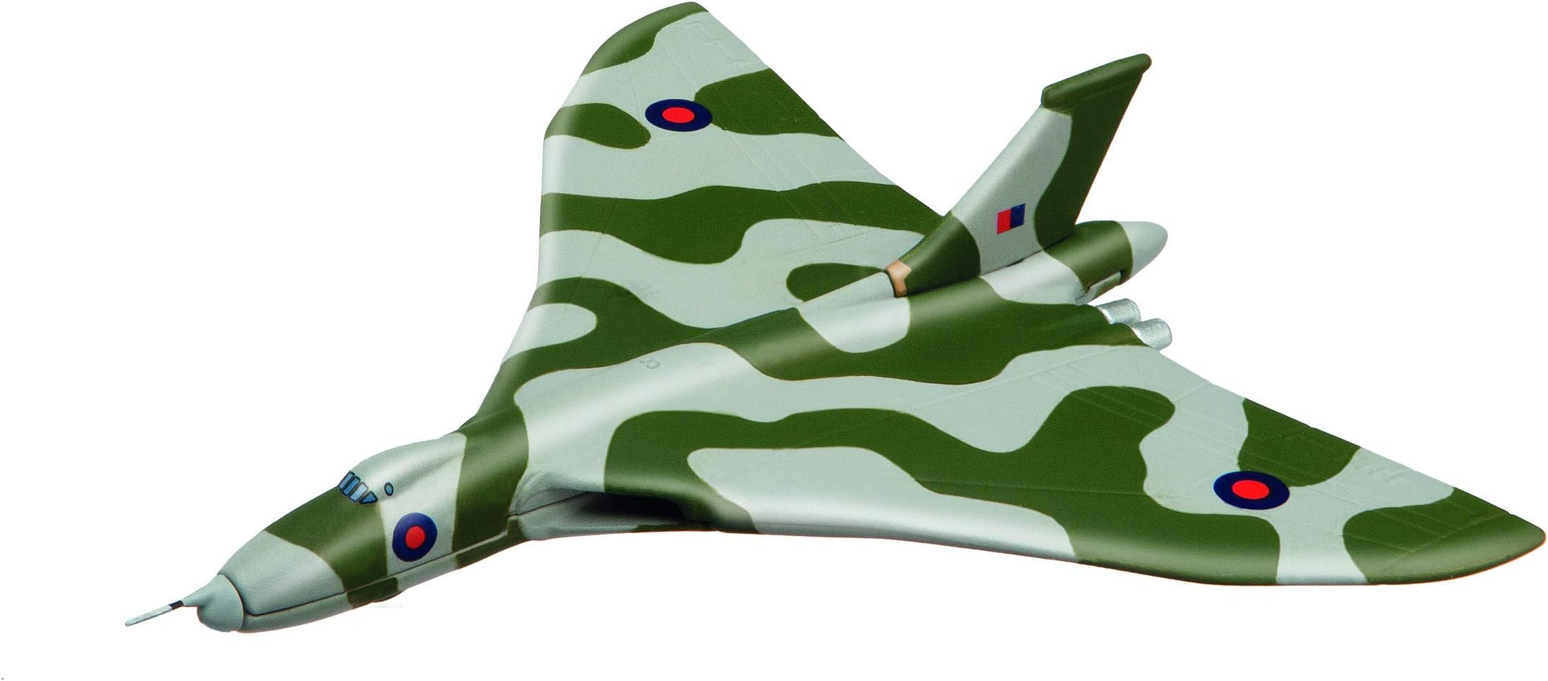 Diecast Flying Aces Avro Vulcan Miniature Display Model Aircraft CS90649, Gray & Green