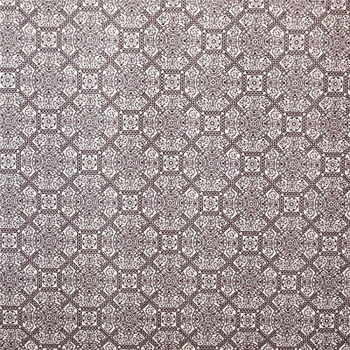 Oz Paper Tree - Papier à motifs diva blanc motifs prune - 100 gr/m2