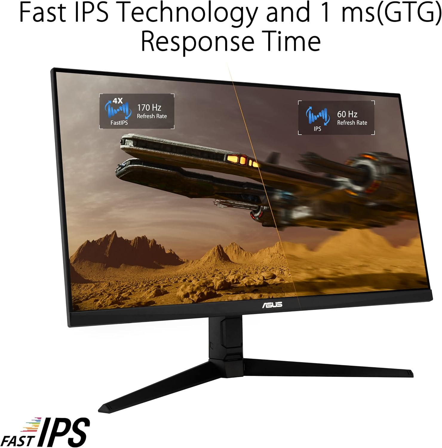 ASUS TUF Gaming VG32AQL1A - 31.5" WQHD PC Screen - IPS Panel - 16:9-170Hz - 1ms - 2560x1440-350cd/m² - 2X HDMI & 2X USB-A - Speakers - DCI-P3 99% - G-Sync Compatible - ELMB Sync - HDR 400