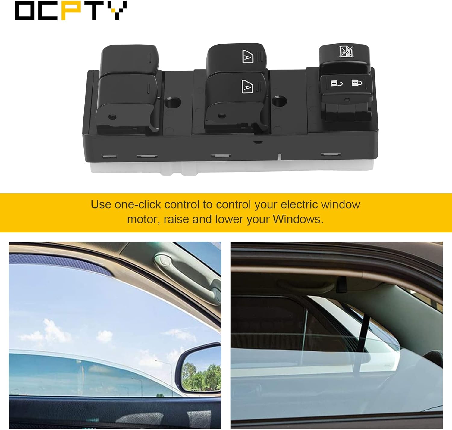 Power Window Switch Driver Side Power Window Master Control Switch Fits for Nissan 2008-2014 Murano 254011AA0A 254011AA0B