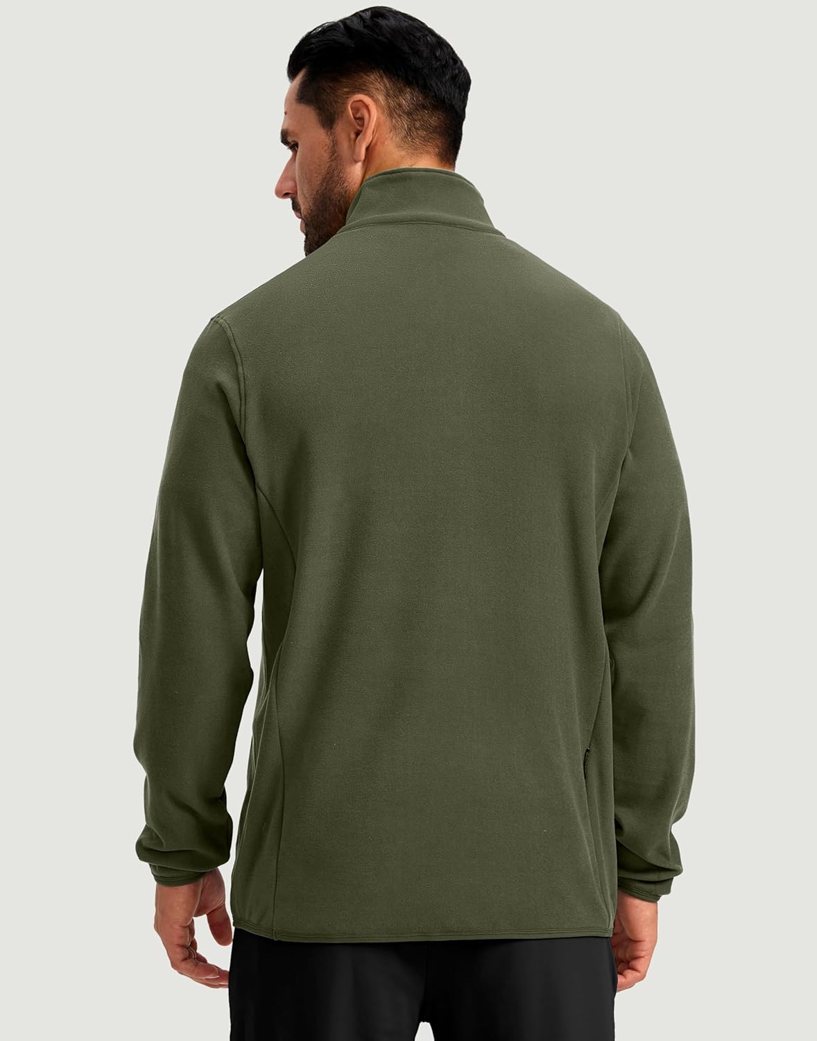 G Gradual Mens Quarter Zip Pullover Fleece with 2 Zipper Pockets Long Sleeve Golf Shirt Winter Athletic Sweater Lightweight - Image 5