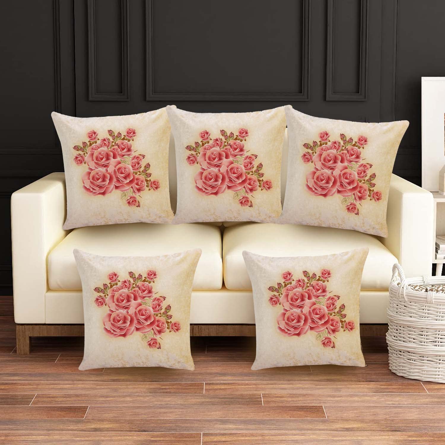 AWANI TRENDS Sparkle Velvet 100 TC Cushion Cover for Sofa (16 X16 Inch), Gray, 5 Pieces (B0BGT3QJHV) Amazon Price History, Amazon Price Tracker