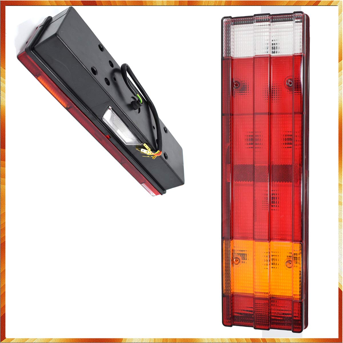 2x Fanali Posteriori per Camion Rimorchio Furgone Telaio Piattaforma Basculante Compatibile con Mercedes Sprinter Atego Actros