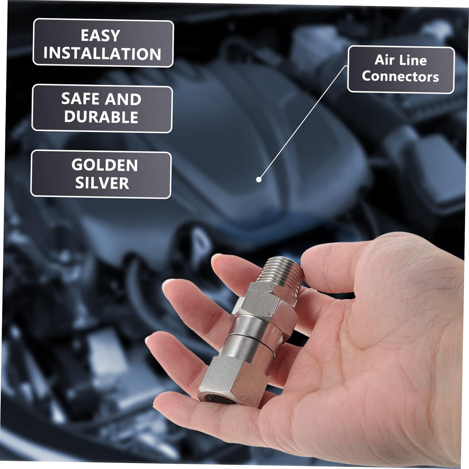 MAGICLULU 3pcs Compression Fitting Stainless Steel Adapter Compression Tee for Connecting Tubing Versatile Use in Hydraulic Pneumatic Systems Design for Aluminum Copper Plastic Connections