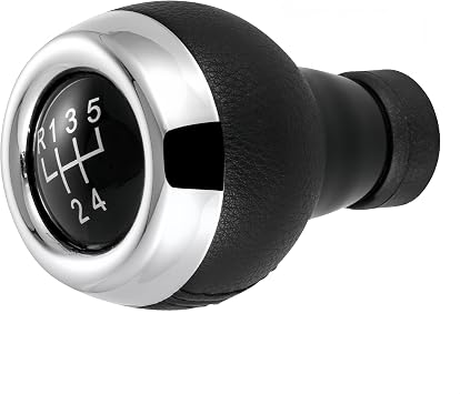 5/6 Speed Gear Shift Knob Manual Hand Speed Ball Shifter for Mini Cooper F54 F55 F56 F57 R55 R56 R57 R58 R59 R60 R61 Auto Parts Black 5 Speed