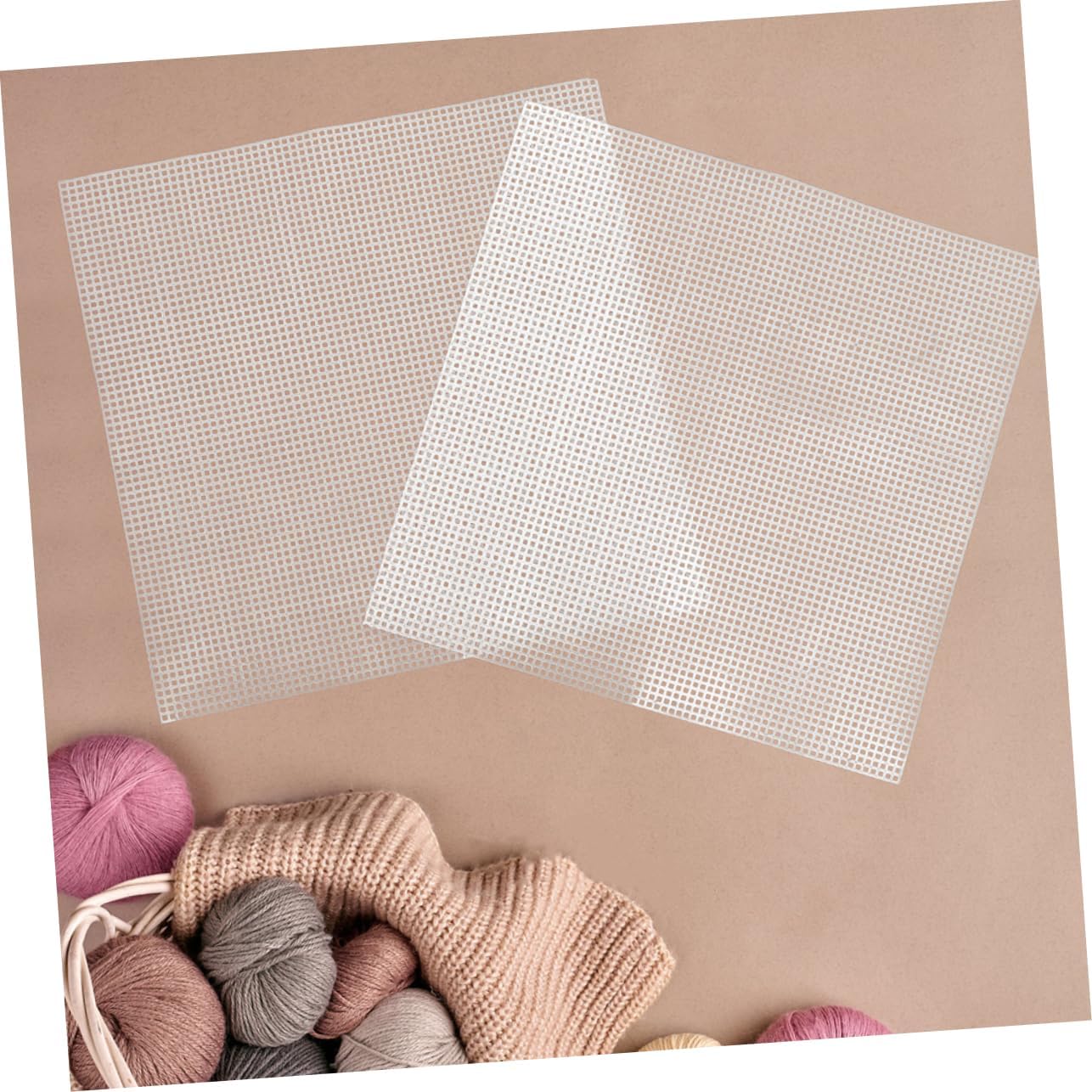 DIYEAH 5pcs Plastic Mesh Sheets for Bag Making Mesh Canvas for Embroidery Crafting Plastic Canvas Sheets