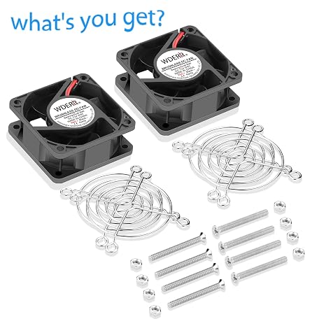 Small 60mm x 25mm 12V DC Brushless IP67 Waterproof Cooling Fan