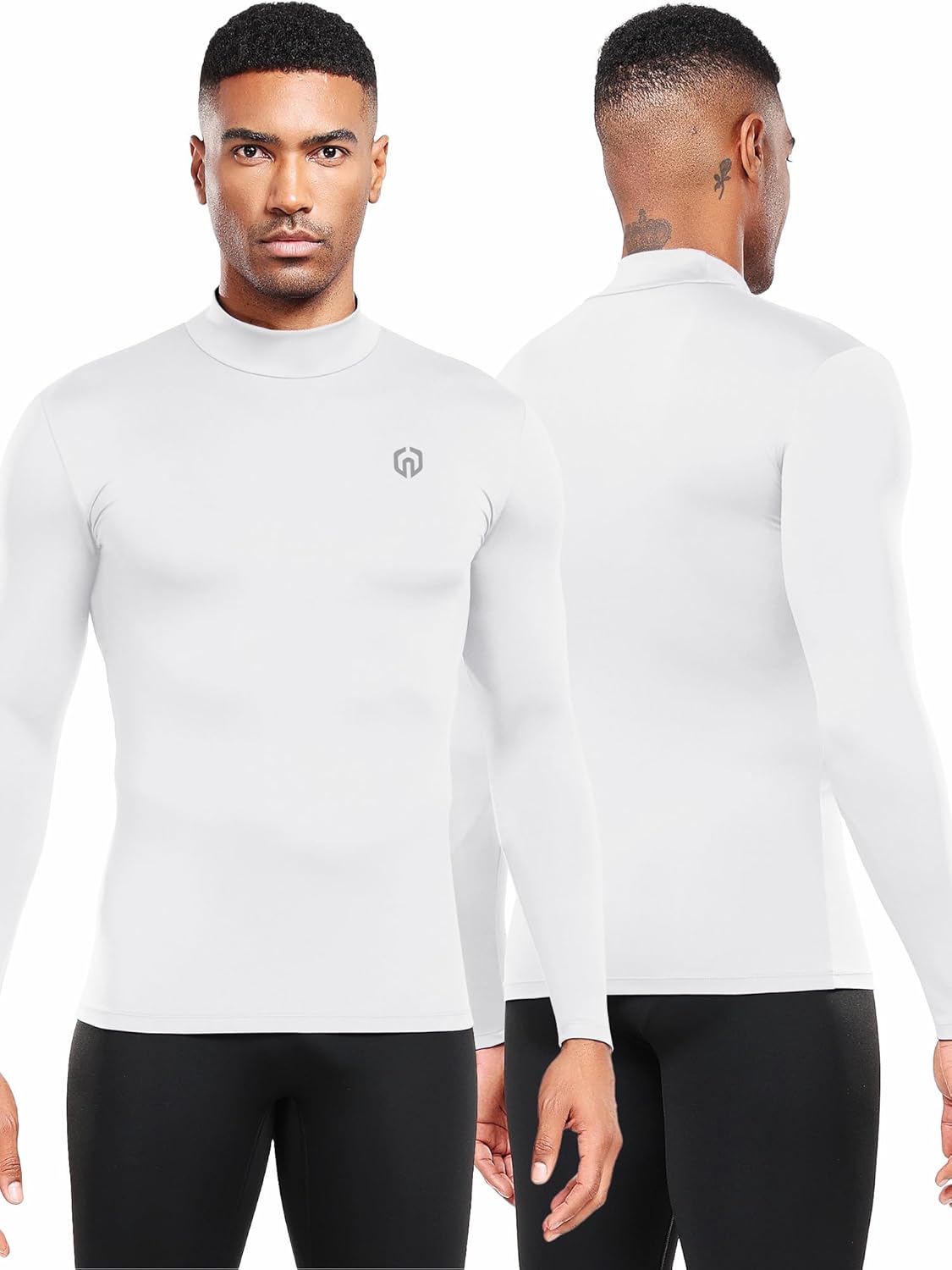 NELEUS 4 Pack Men's Workout Long Sleeve Shirts Compression Dry Fit Muscle Tops - Image 2