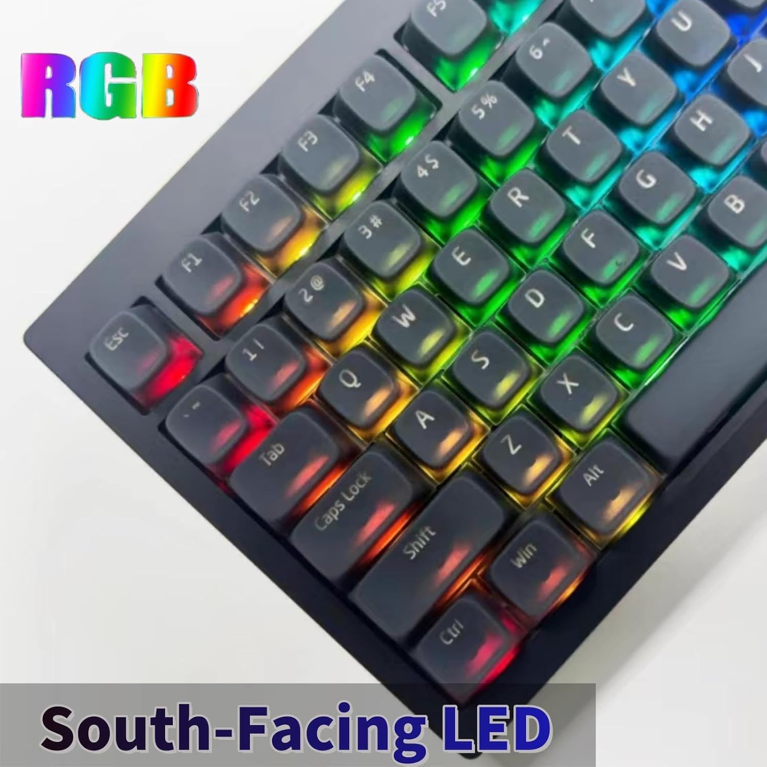 FKZ GMK87 TKL Mechanical Keyboard Kit,80% Hot-Swap Tri-Mode BT 5.0/2.4G/USB-C Wireless RGB Gaming Keyboard Custom Gasket Mounted TFT LCD Screen Barebones Kit with DIY Knob for PC Mac(Black)