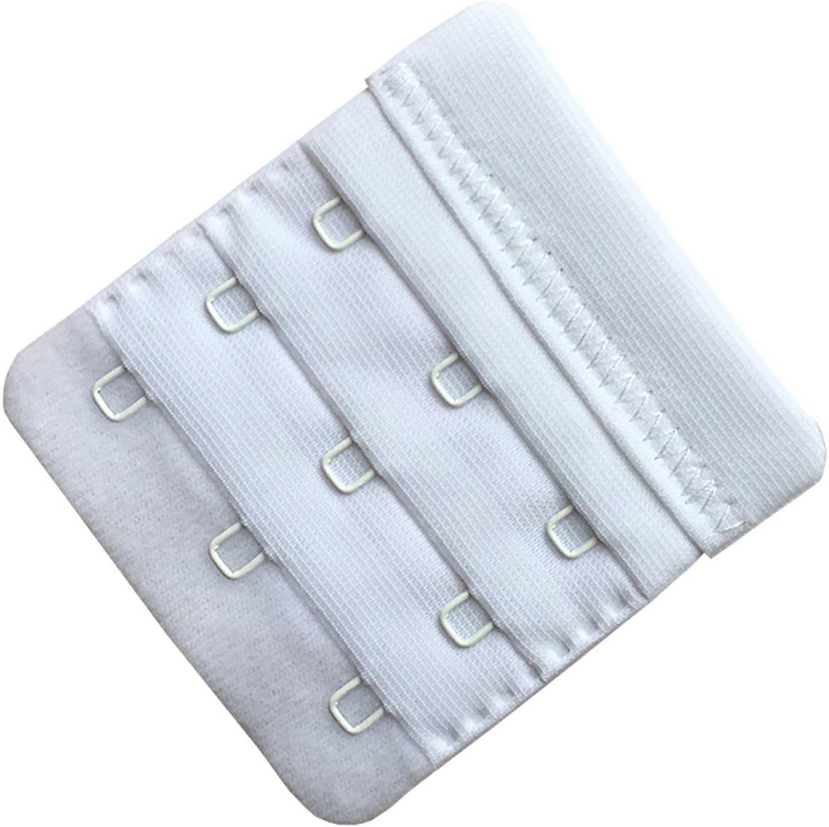 Women Pack of 3 Soft Comfortable 3 Hooks Bra Extender,2.4"x 2.3" - Image 2