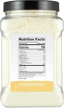 Nutricost Pantry Organic Egg White Protein Powder (1 LB) - GMO-Free, Gluten-Free