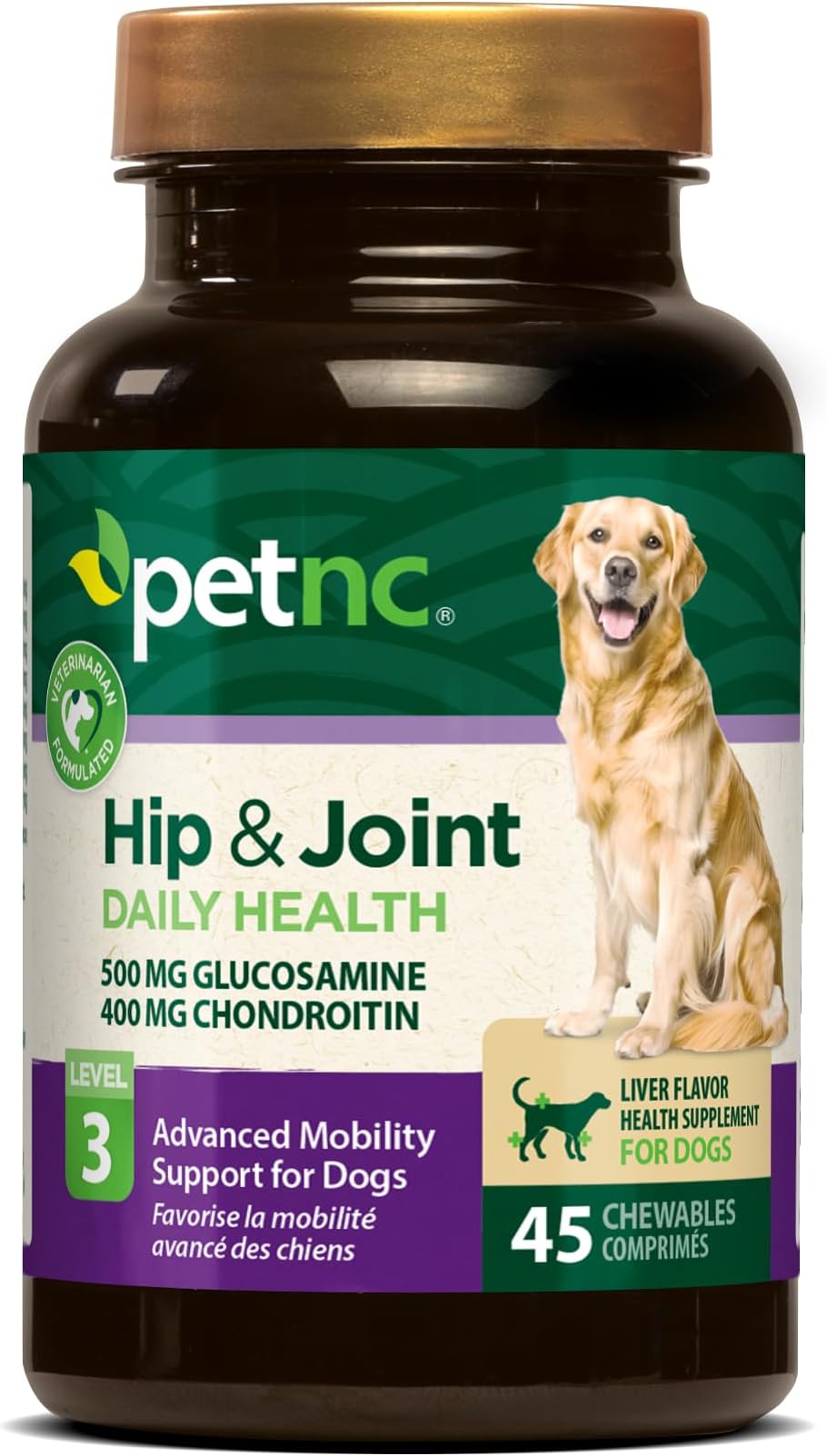 Hip & Joint, Level 3, Liver Flavor, 45 Chewables