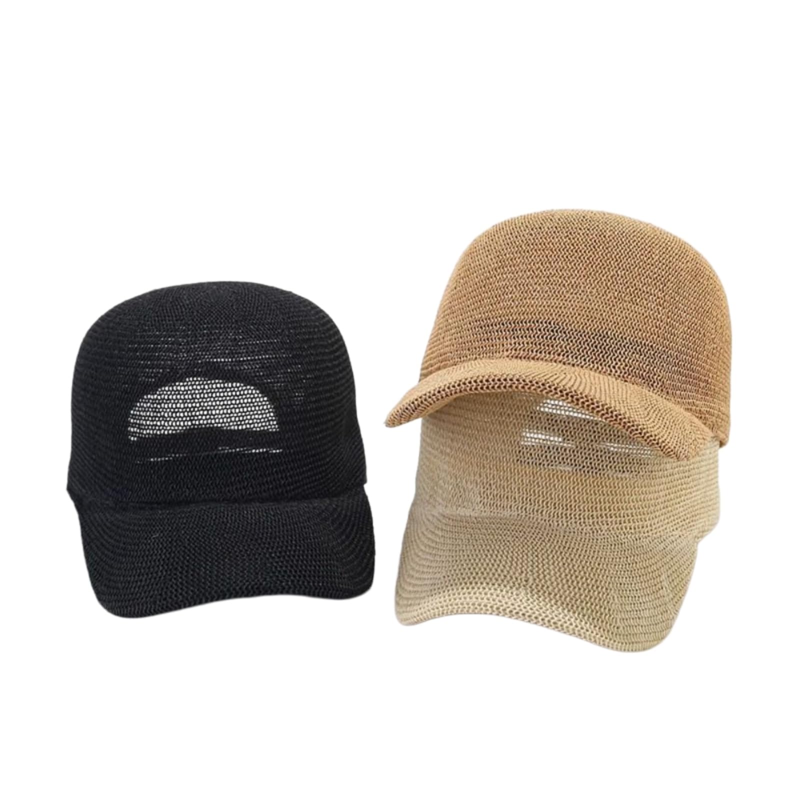 Cappellino da Baseball,Cappello Pescatore Cappello di Paglia Estivo Casual per Le Donne, Sole Regolabile La Spiaggia con Design Leggero Vacanze-Beige 1