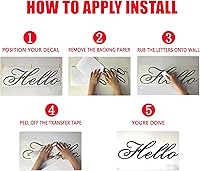 Vista 7 de Calcomanías de pared con texto "Life is Better On The Porche" extraíble para dormitorio, decoración del hogar