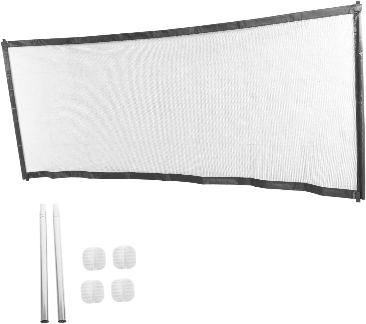Portable Pet Barrier Fence Assembled Dog Safety Enclosure Net for Pets Easy to Install for Indoor Outdoor Use Mesh Protection