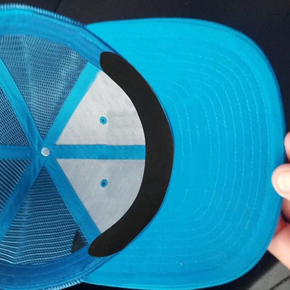 Black Baseball Caps Inserts Shapers Flexible Hat Liner,Reusable Felt Shapers Hat Sweat Liner for Snapback Caps