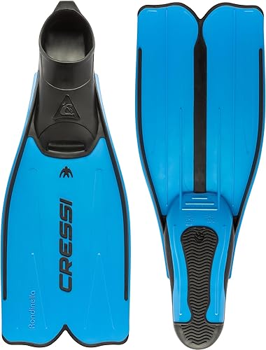 Miniatura 4 de Cressi - Aletas de esnórquel para adultos con bolsillo de pie completo, buen empuje, aleta ligera, Rondinella diseñadas y fabricadas en Italia
