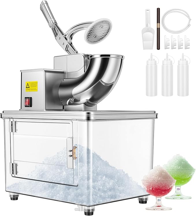 Triturador De Gelo Comercial Para Fazer Cone De Neve, Vivohome