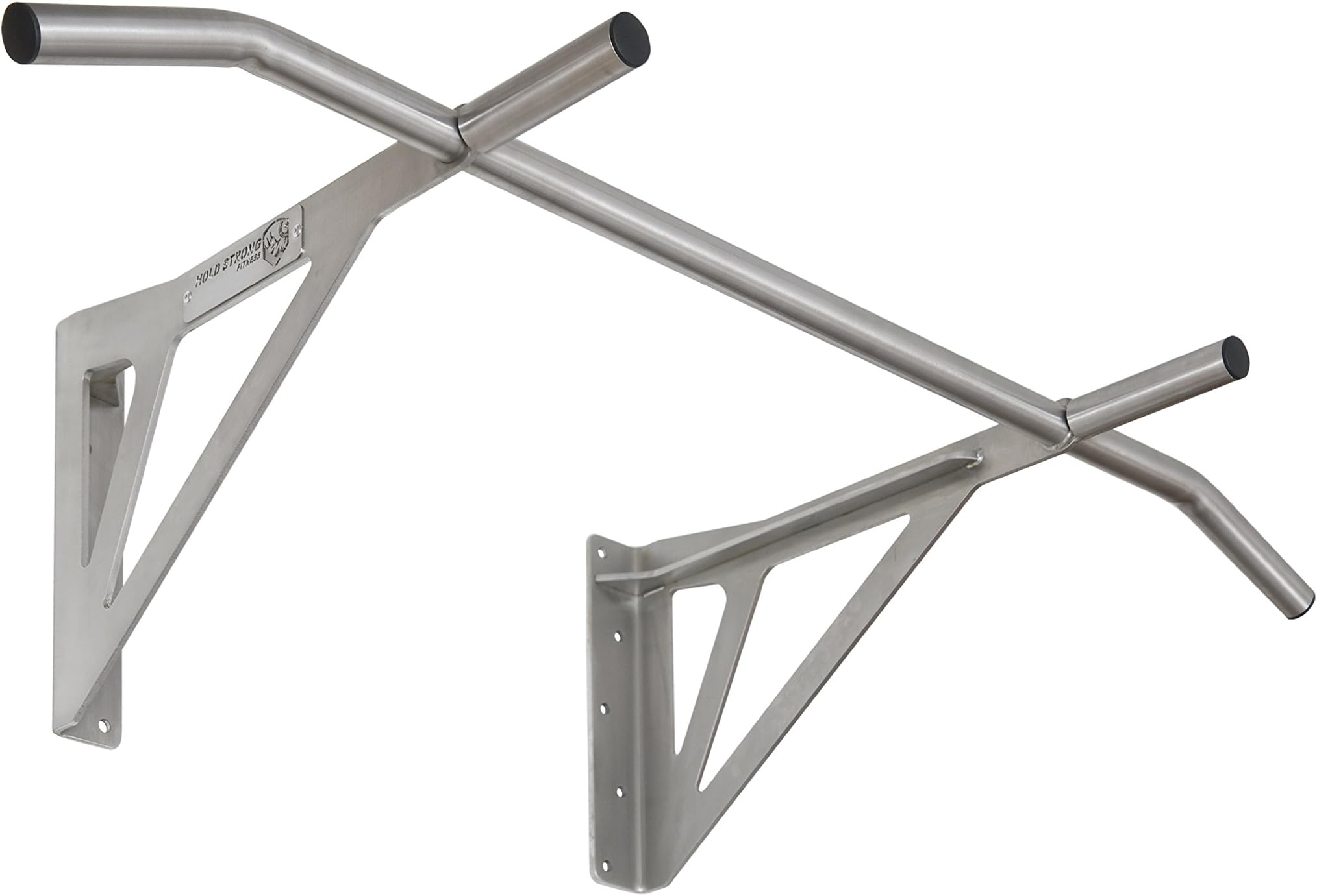 Hold Strong Gym – Chin Up Bar Stainless Steel with approval for Wall Mounting (Outdoor and Indoor, Certified According 957)