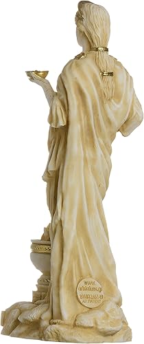 Miniatura 4 de BEAUTIFUL GREEK STATUES Hestia Goddess of The Hearth, Home Family y The State Statue - Tono dorado de 6.69 pulgadas