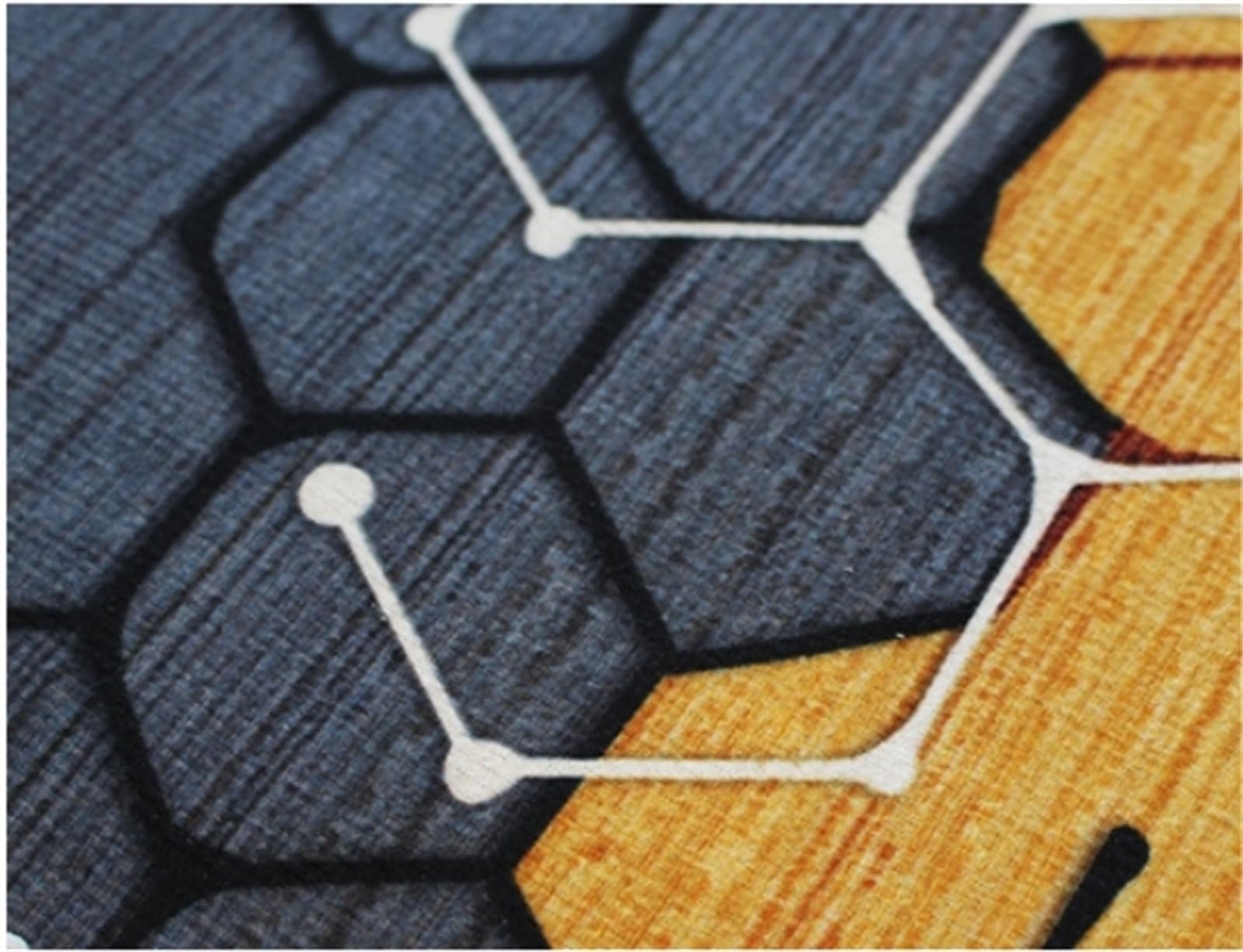 Tapis d'illusion optique 3D, design tourbillonnant pour salon, chambre à coucher, salle à manger, cuisine, paillasson décoratif et tapis de sol