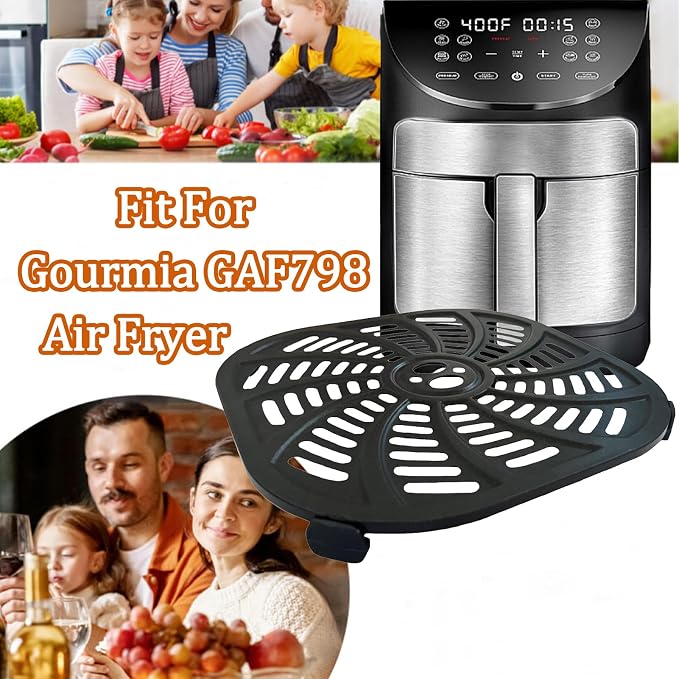 Rejilla Cuadrada para Freidora de Aire Gourmia 7QT miniatura 2