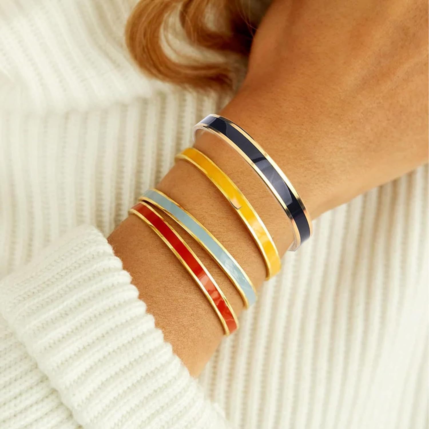 Acun Remember Who The You Are Bracelet Stainless Steel Motivational Color Bangle Inspirational Cuff Bracelets Gift for Besties - Image 2