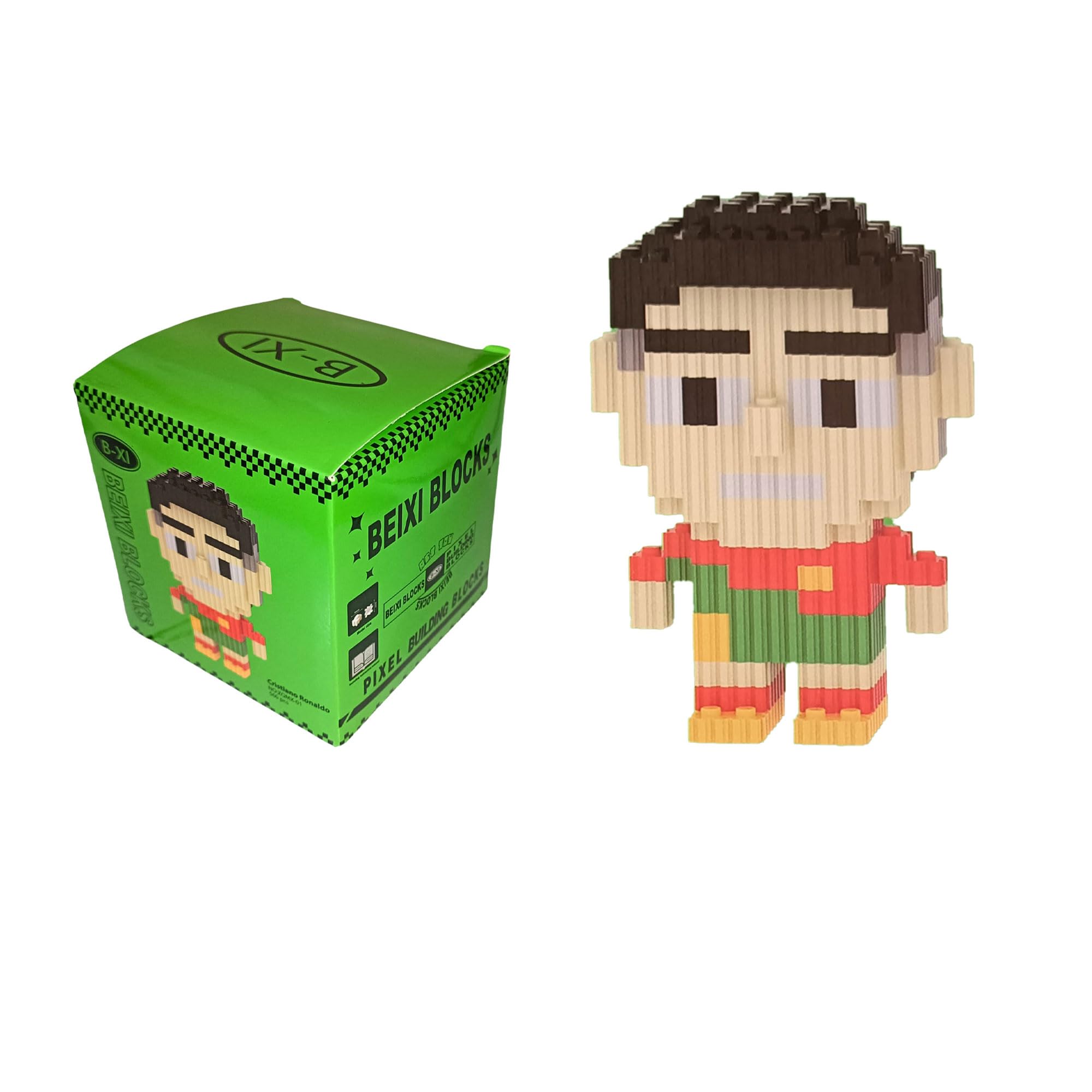 MONKEYTAIL DIY Building Blocks Mini Figure - Football Player Ronaldo | Fun Activity Toy for Little Football Fans | Ideal as Birthday Gift for Kids Age 7+ (B0D7SF651C) Amazon Price History, Amazon Price Tracker