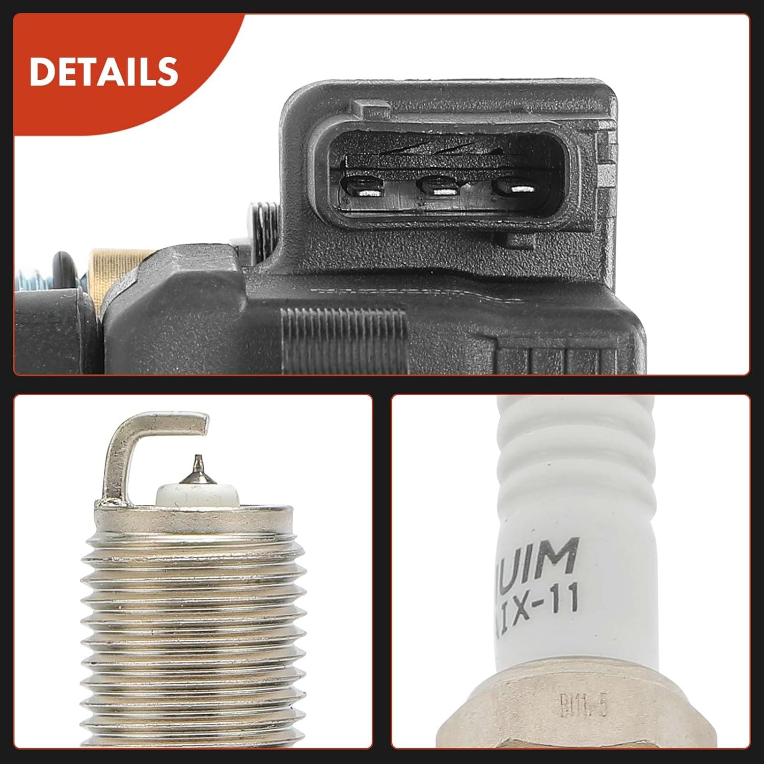 A-Premium Set of 4 Ignition Coil Pack and Iridium Spark Plugs Compatible with Subaru Forester 2011-2013, Impreza 2011-2014, Legacy 2010-2012, WRX 2013-2014, WRX STI 2013-2018, 2.5L