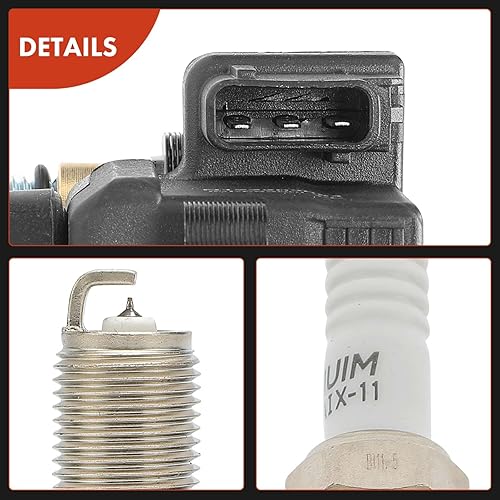 Miniatura 8 de A-Premium Juego de 4 bobinas de encendido y bujías de iridio compatibles con Subaru Forester 2011-2013, Impreza 2011-2014, Legacy 2010-2012, WRX