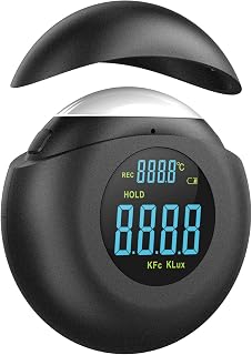 SWAREY MT-92 Digital Light Meter: 360° Detector, 200,000 Lux Range, LCD Display for Factories, Offices & Warehouses