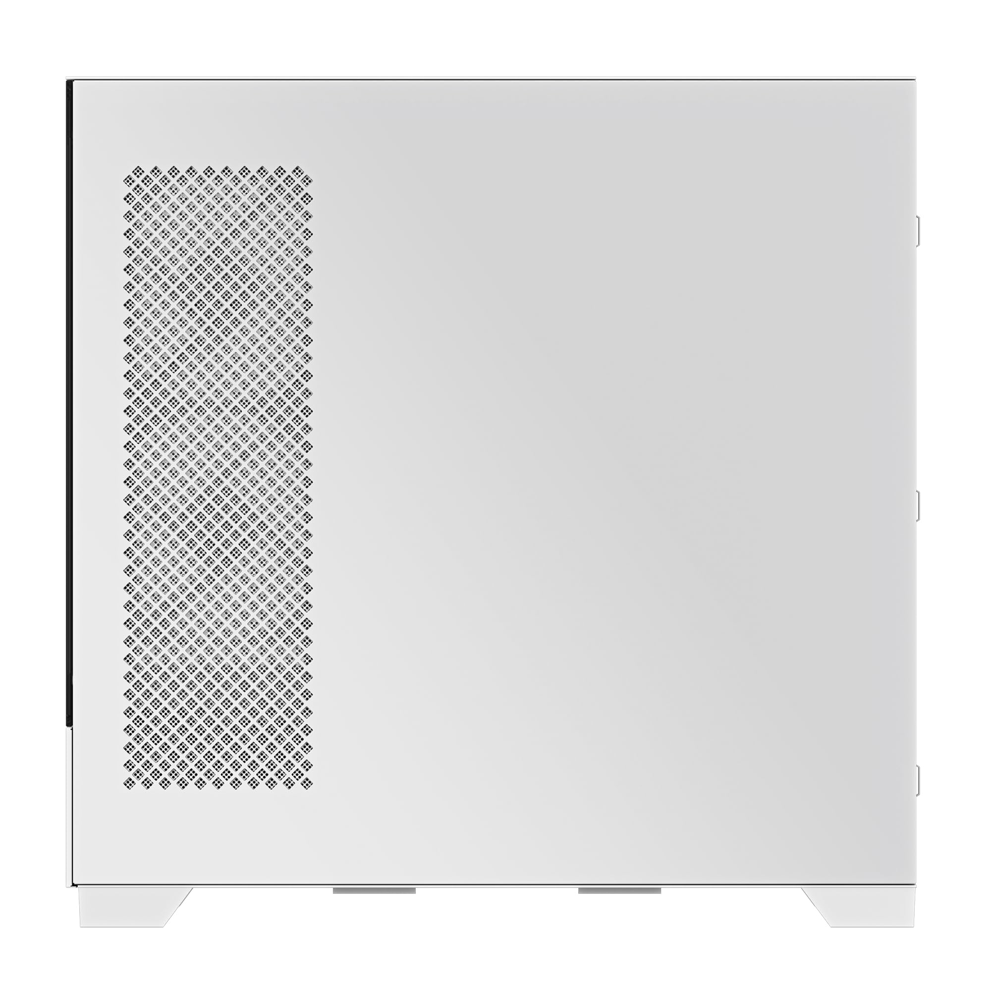GIGABYTE C201 PANORAMIC ICE Case per PC – Mid Tower, m-ATX, supporto radiatore da 360 mm, 3 ventole preinstallate, USB 3.0, supporto RGB Fusion