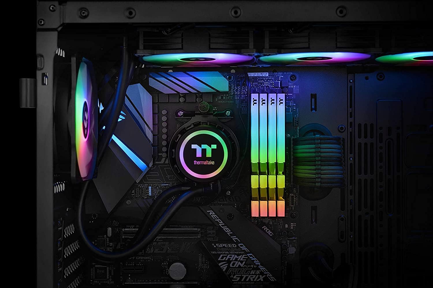 Exclusive Discount 50% Price Thermaltake Memoire D4 4000 16G(2x8G) TT TOUGHRAM RGB (R009D408GX2-4000C19A)*3073