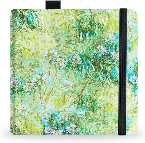 Vista 26 de qianshan Cuaderno de bocetos de acuarela, cuaderno cuadrado portátil de tela de 5 x 5 pulgadas, 20 hojas de papel de dibujo texturizado de acuarela