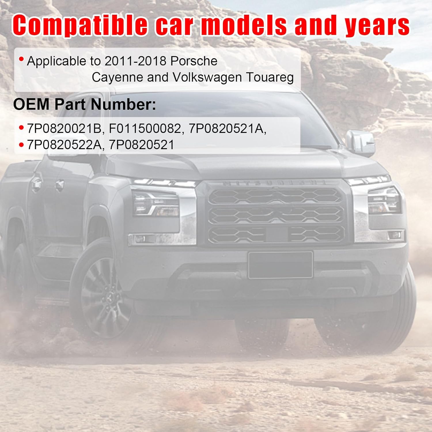 Engine Cooling Fan Control Module Compatible with Porsche Cayenne 2011-2018 for Volkswagen Touareg 2011-2017 Replace 7P0820021B F011500082