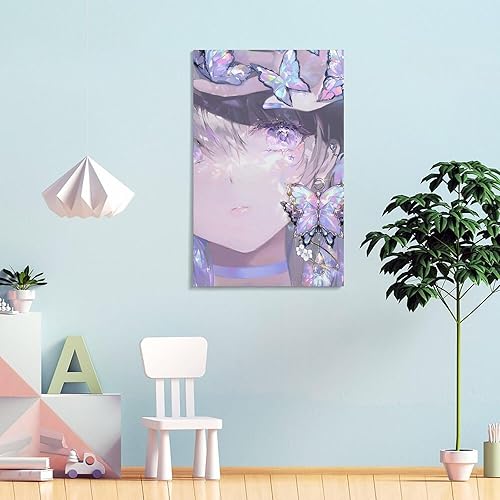 Miniatura 4 de Póster de anime japonés Beauty Girl (5) Póster artístico de pared con desplazamiento en lienzo, pintura, imagen, decoración de sala de estar,