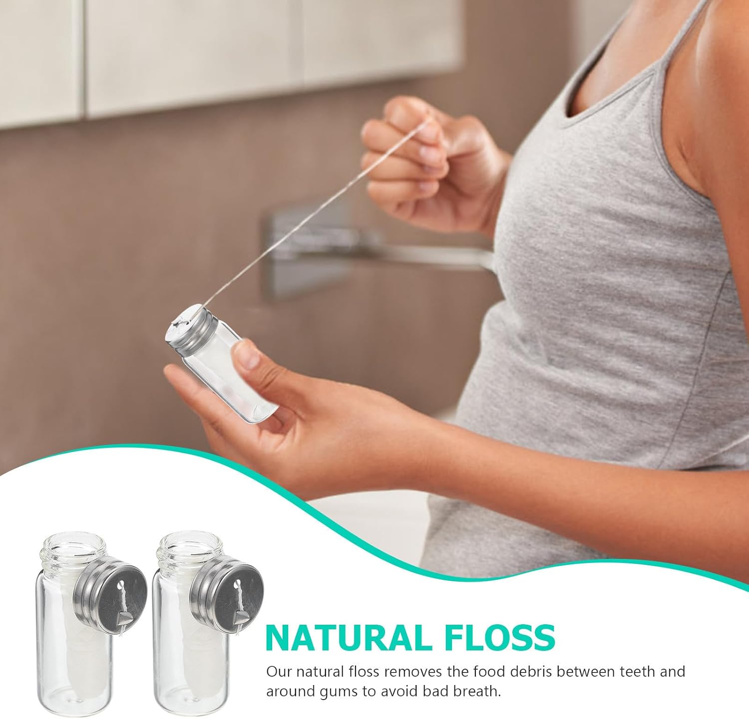 2pcs Disposable Teeth Floss 30m Corn Floss Oral Cleaning Tool image 3