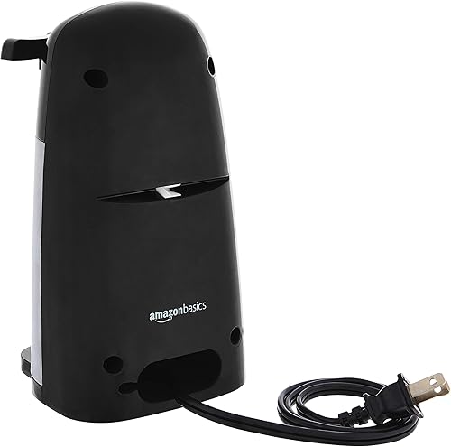 Miniatura 4 de Yaxa Basics - Abrelatas eléctrico 3 en 1, abridor de botellas y afilador de cuchillos, con cuchilla de acero inoxidable, soporte magnético