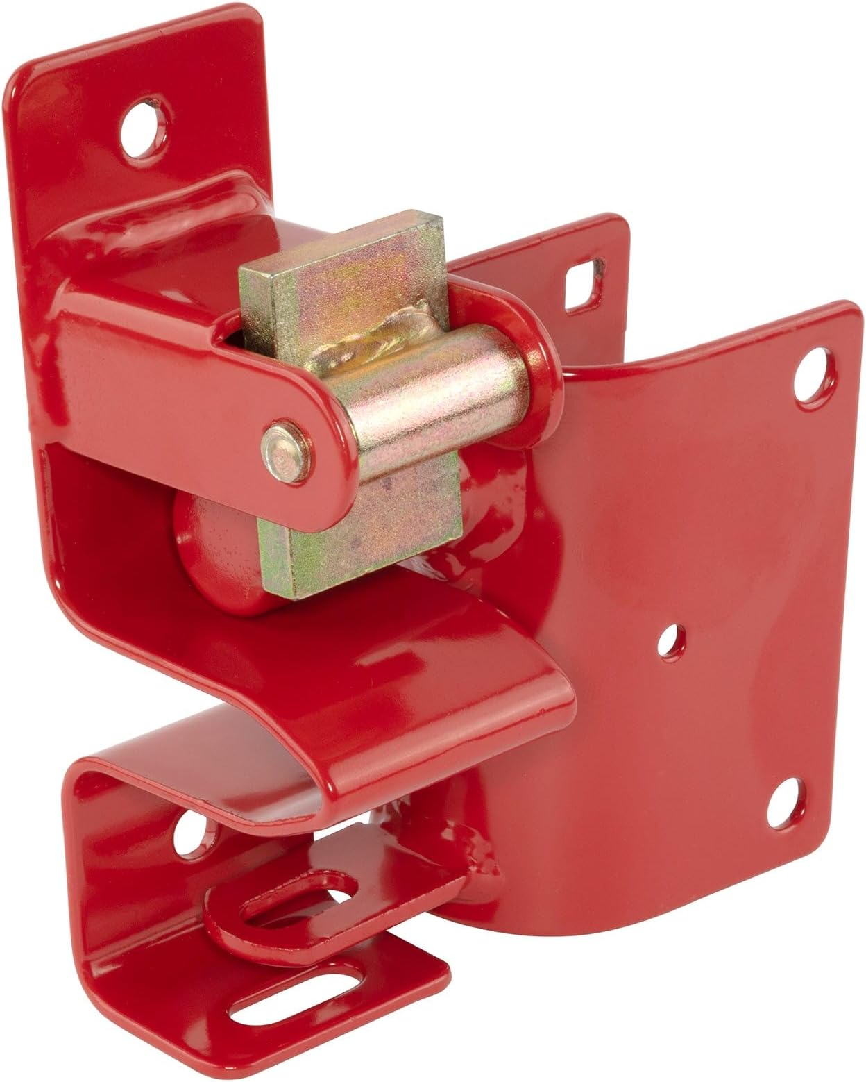 SpeeCo Genuine One Way Gate Latch, Lockable, Red. Perfect for Ranches, Pastures, and Farms. Part Number S16100500