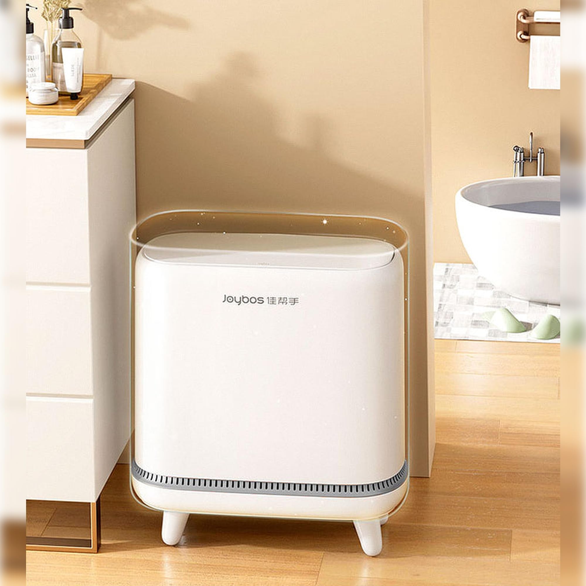 JOYBOS Cubo De Basura Con Altura 12,5L