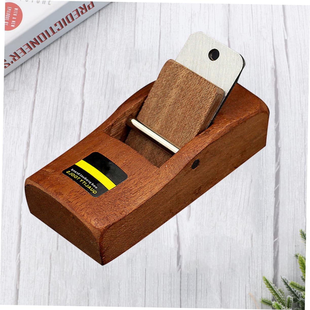 Veemoon 1Pieza Cepilladora Manual de Madera Mini Herramienta de Carpintería Sin Mango para Bricolaje y Uso Tableros Madera y