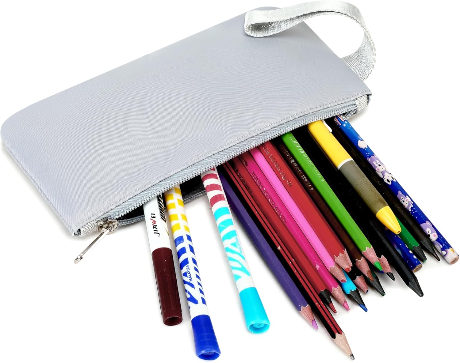 Girls Backpack Stylish Schoolbag Set for College or High Student Laptop Backpack for Women Grey - Image 11