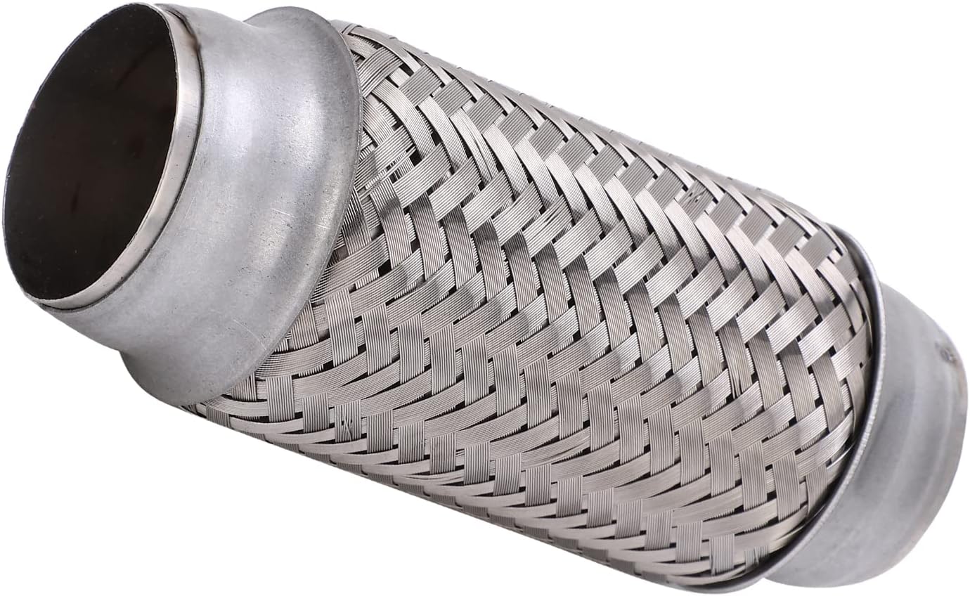 訳あり品送料無料 自動車用オフロード車用バス用エキゾーストフレキシブルパイプ 編組ライニングエキゾーストフレキシブルチューブ
