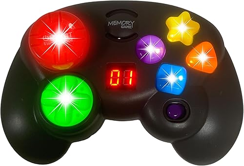 Skywin Controlador de juego de memoria con luz para niños de 4 a 8 años, juguete perfecto para mejorar las habilidades de memoria, ideal para los