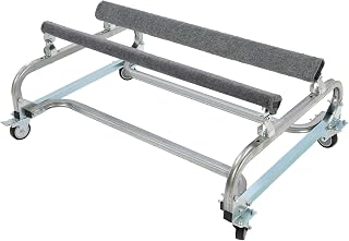 1000 LBS Capacity PWC Dolly for Watercraft - Adjustable Boat & Jet Ski Stand with 4 Casters and 2 Brakes - Perfect for Storage & Docking