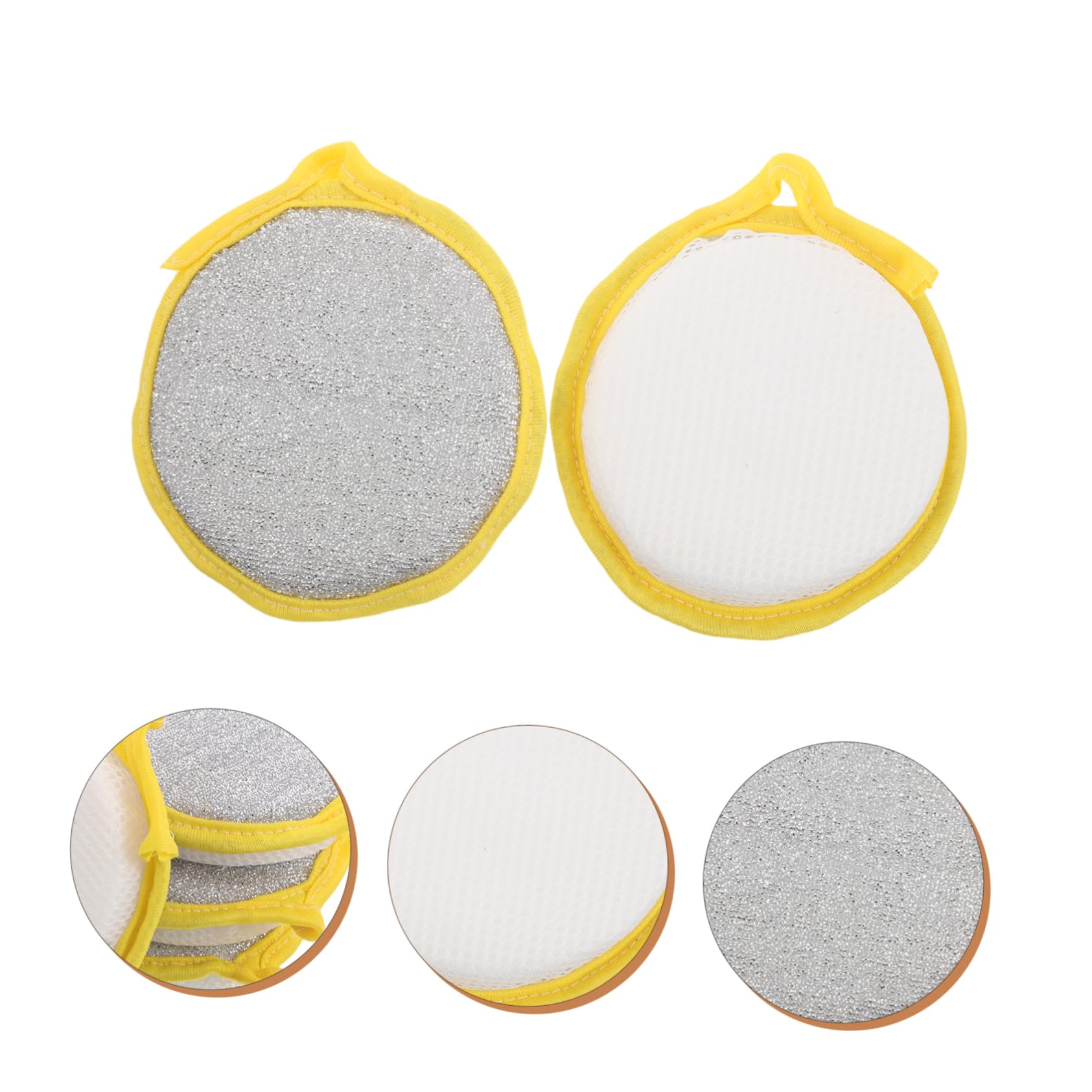 VALICLUD 30piezas Esponja de Doble Cara para Lavabo y Lavar Platos Herramientas de Limpieza de Cocina Resistentes Estropajos Antirayaduras para Uso Doméstico Ollas y Fregar Platos