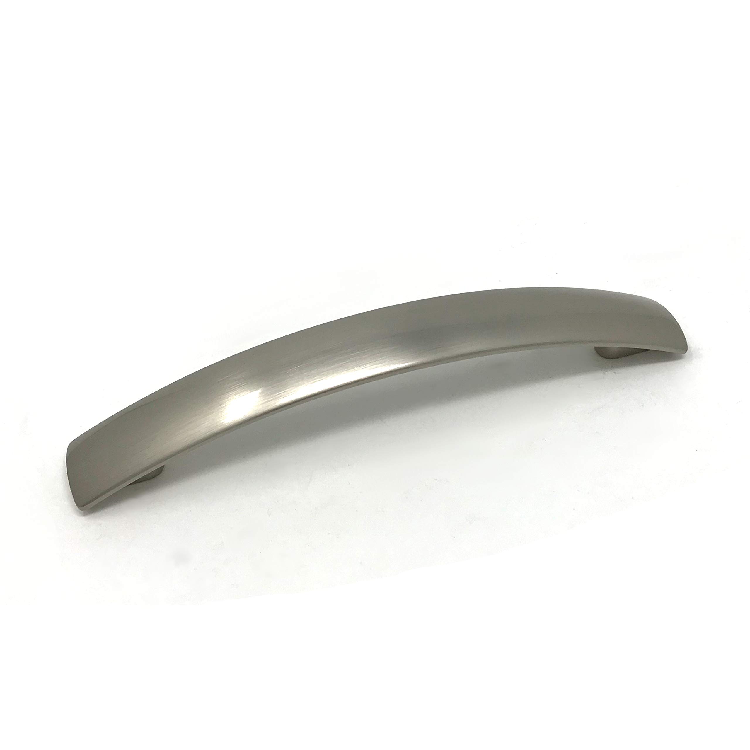 128mm Brushed Nickel Flat Bow Handle for Kitchen Cabinets | Bedroom | Bathroom | Furniture | Cupboards | 2 Sizes
