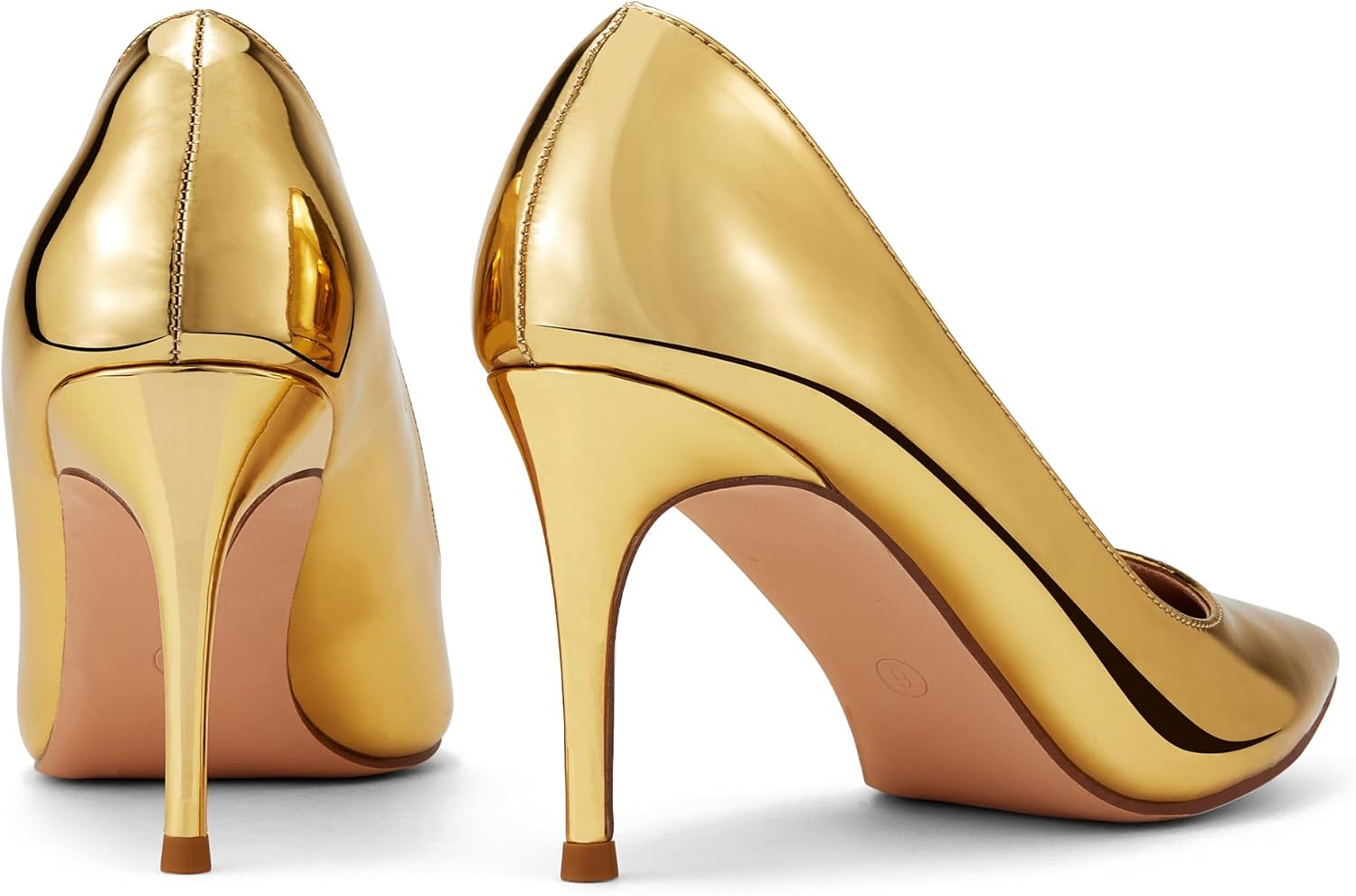 Elisabet Tang 3 in Classic Pointy Pull on Heeled Wedding Pumps - Comfortable Stiletto Closed Toe Dress Heels for Prom Work - Image 5